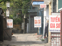 Nhiều sinh viên phải nhận 