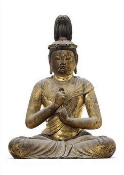 Bức tượng Phật trị giá 14,3 triệu USD. Ảnh: Christie’s Images