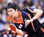 Duong kim vo dich Olympic Ryu Seung Min (Han Quoc) vao ban ket don nam - Anh: AFP