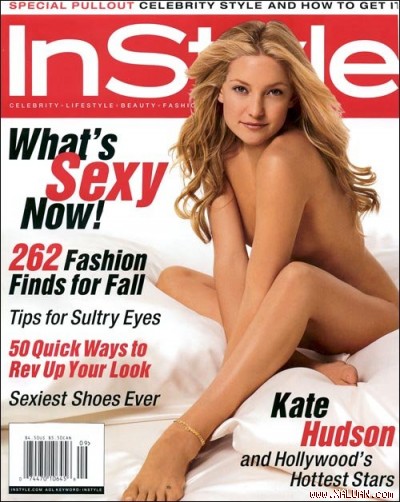 Kate Hudson tr&ecirc;n b&igrave;a InStyle
