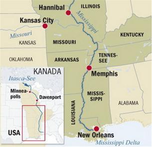 Đi thuyền ch&acirc;n vịt với Mark Twain tr&ecirc;n d&ograve;ng Mississippi