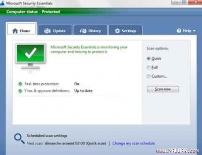 Phần mềm diệt virus Microsoft Security Essentials Public Beta