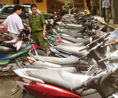 Nhiều chiếc xe máy giá rẻ giao bán trên mạng có thể là xe trộm  cắp