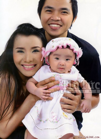 Vợ chồng Hồng Ngọc - Lê Minh và con gái