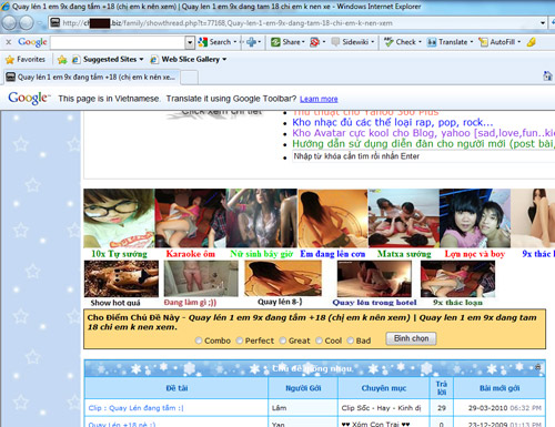 Web độc n&uacute;p b&oacute;ng &lsquo;diễn đ&agrave;n  tuổi teen&rsquo;