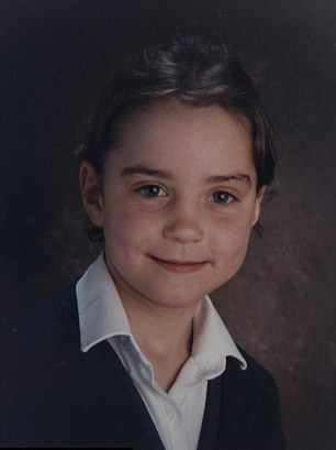 Kate trong một bức ảnh năm lên 6 tuổi.