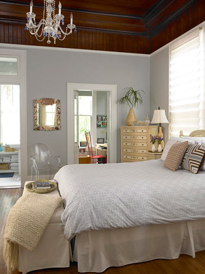 light blue bedroom