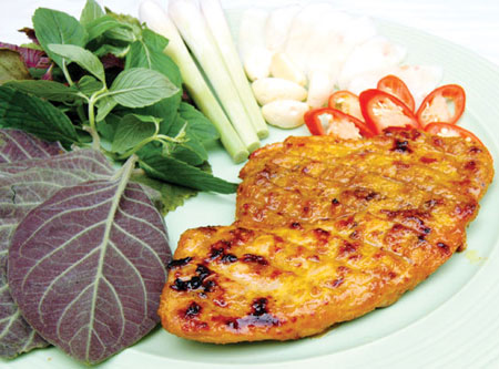 Thăn heo nướng riềng mẻ