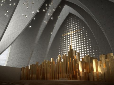 Nhà thờ nếp gấp độc đáo của Axis mundi - Archi