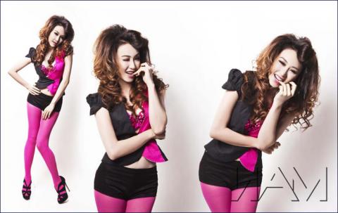 Ngân Khánh sexy với phong cách hải quân, Thời trang, 