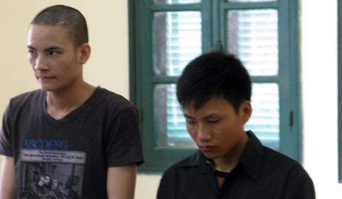 Các bị cáo tại tòa