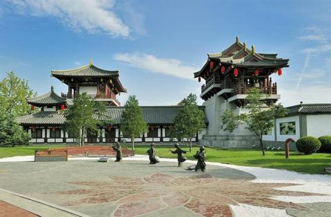 Ngắm chùa Thiên Nga đẹp lung linh, Du lịch - Giải trí, chua thien nga, chua thien nga trung quoc, chua thien nga tay an