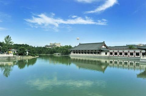 Ngắm chùa Thiên Nga đẹp lung linh, Du lịch - Giải trí, chua thien nga, chua thien nga trung quoc, chua thien nga tay an