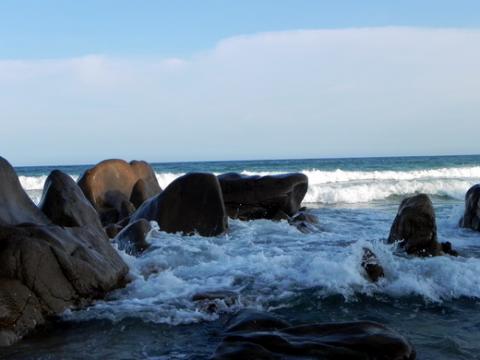 Lung linh b&atilde;i đ&aacute; ở biển Cổ Thạch