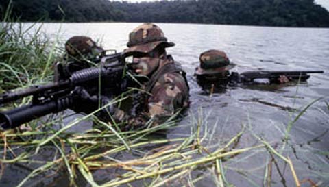 Lính đặc nhiệm SEAL của hải quân Mỹ.