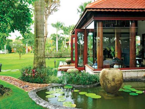 Nhà xịn của đại gia kinh doanh gỗ, Nhà đẹp, nha go, nha bang go, nha dep, nha dai gia, nha dai gia go