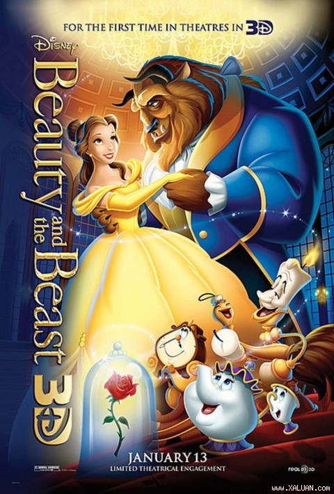 Poster "siêu lãng mạn" của Người đẹp và quái vật shopping entertainments