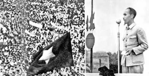 Chủ tịch hồ chí minh đọc bản tuyên ngôn độc lập khai sinh n-ớc việt nam dân chủ cộng hòa tại quảng trơờng ba đình – Hà nội, ngày 02.9.1945.