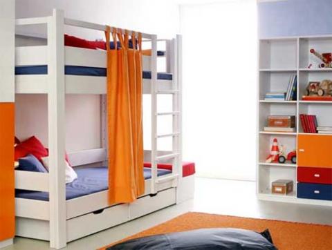 Nhà lắm con, giường cần thêm "tí hon", Nhà đẹp, giuong tang, nha chat, nha be, nha hep, nha dep