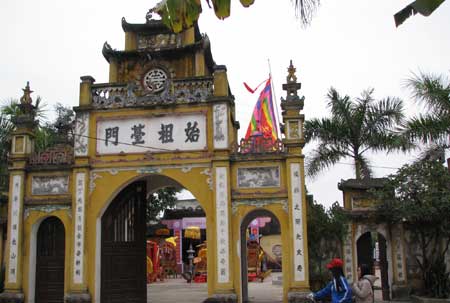 Đền thờ Kinh Dương Vương.
