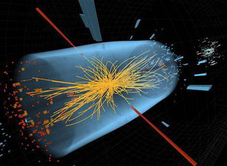 Để tìm ra hạt Higgs, các nhà khoa học phải đập vỡ các hạt cơ bản bằng cách cho chúng lao vào nhau với tốc độ cực lớn. Ảnh: MSNBC.