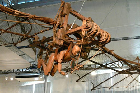 Một trong những phát minh của ông được trưng bày ở Clos Lucé