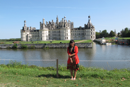 Một góc Val de Loire với màu xanh quen thuộc