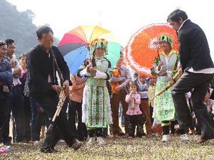 Lễ hội Động Tiên tại Tuyên Quang. (Ảnh: Anh Tuấn/TTXVN)