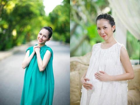 Điểm danh những bà bầu quyến rũ của showbiz Việt 16