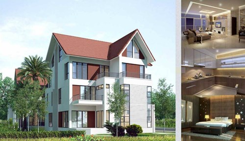 Kết quả hình ảnh cho nhà biệt thự thật