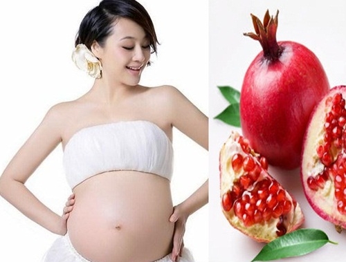 Kết quả hình ảnh cho mẹ bầu ăn quả lựu