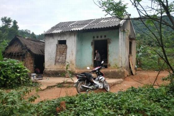 Ngôi nhà bà Phúc, nơi Trọng 2 lần giao cấu với nạn nhân