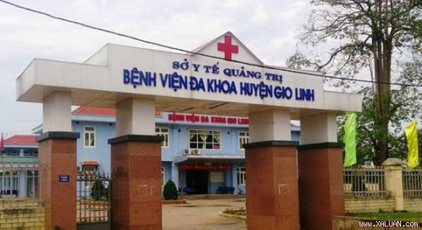 Bệnh viện huyện Gio Linh, nơi xảy ra vụ tử vong của hai mẹ con khiến dư luận xôn xao.