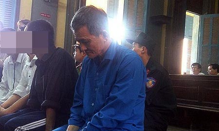   Bị cáo Phạm Phú Tình ở Tiền Giang
