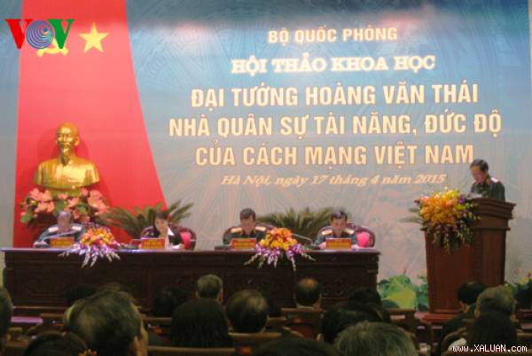 Hội thảo khoa học về Đại tướng Hoàng Văn Thái tổ chức sáng 17/4, tại Hà Nội