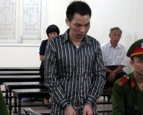 Bị cáo Nguyễn Văn Tín tại phiên xét xử
