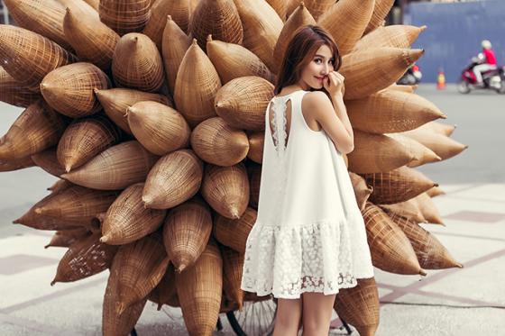 thời trang hè của Diễm My