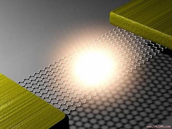 Bóng đèn siêu mỏng chế tạo từ vật liệu graphene có thể mở đường cho phát triển chip máy tính quang học. Ảnh: Independent
