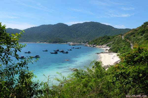Cảnh đẹp hoang sơ ở Cù Lao Chàm. Ảnh: Huỳnh Quốc Bảo.
