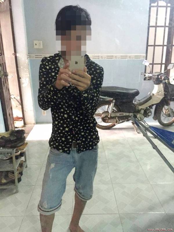 Ảnh Nguyễn Đình Lộc đang được phổ biến trên mạng.