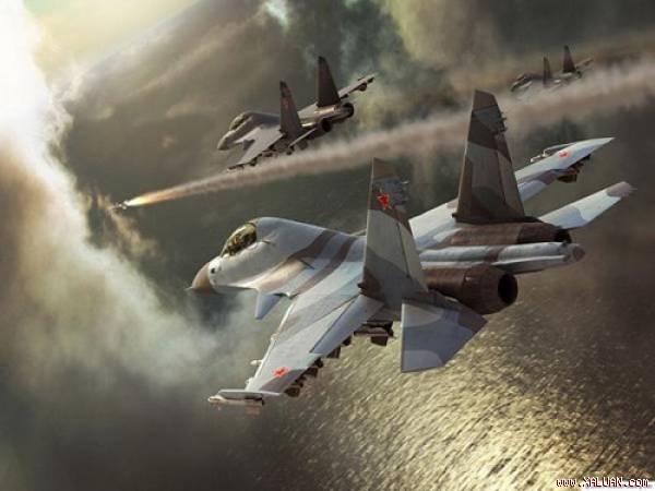 Máy bay chiến đấu đa năng Su-30SM của Nga phóng tên lửa