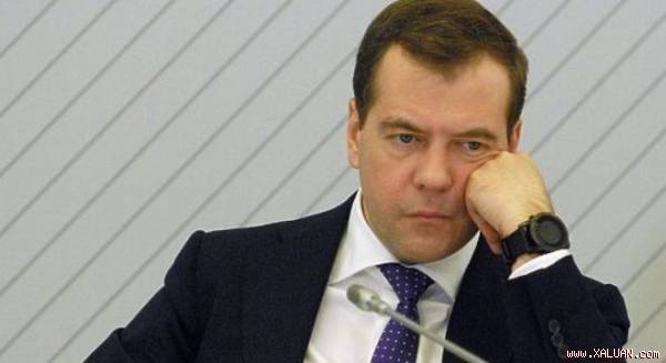 Thủ tướng Nga Dmitry Medvedev.