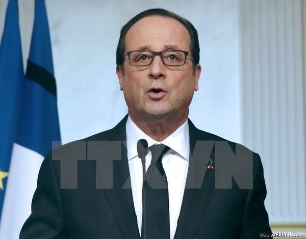 Tổng thống Pháp François Hollande.