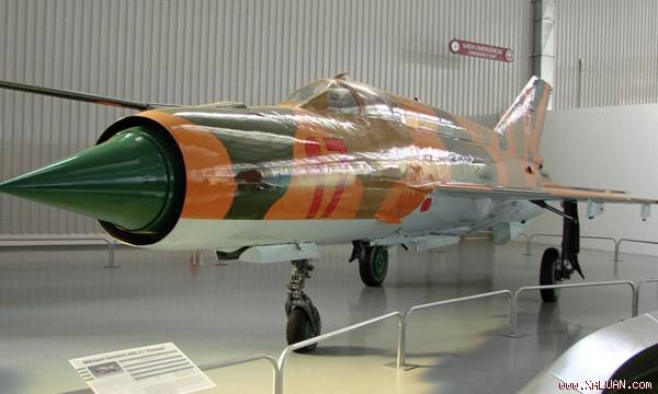 MiG-21 trong một viện bảo tàng