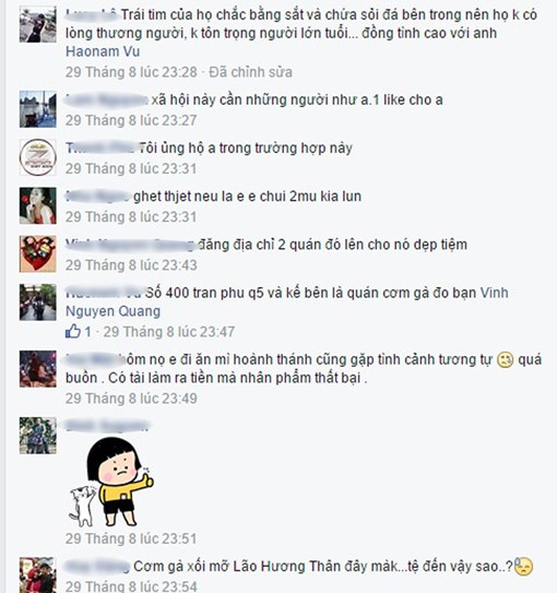 Nhiều người lên tiếng phê phán hành động của 2 người chủ quán
