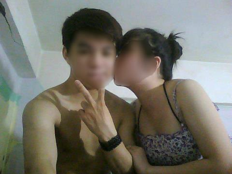 Nạn nhân Võ Thanh Quang cùng người bạn gái 3 năm về trước.