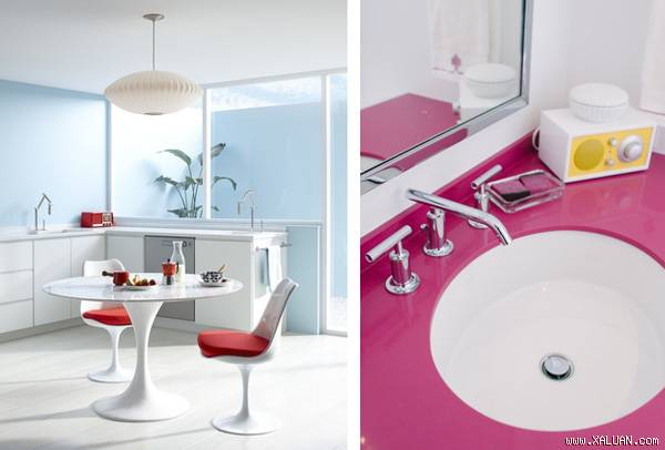 Bí quyết trang trí phòng bếp và nhà tắm hiện đại