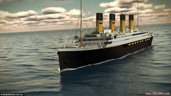 Hình ảnh dự kiến vè tàu Titanic II