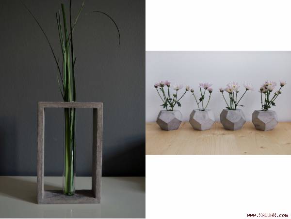 Sáng tạo những món phụ kiện trang trí nhà siêu xinh từ bê tông