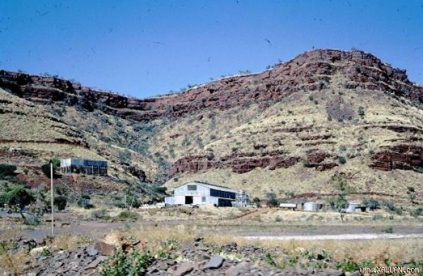 Một góc của thị trấn Wittenoom vào năm 1966. Ảnh: Lindsaybridge